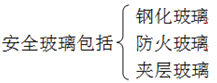 二級建造師建筑工程第三講建筑材料：玻璃